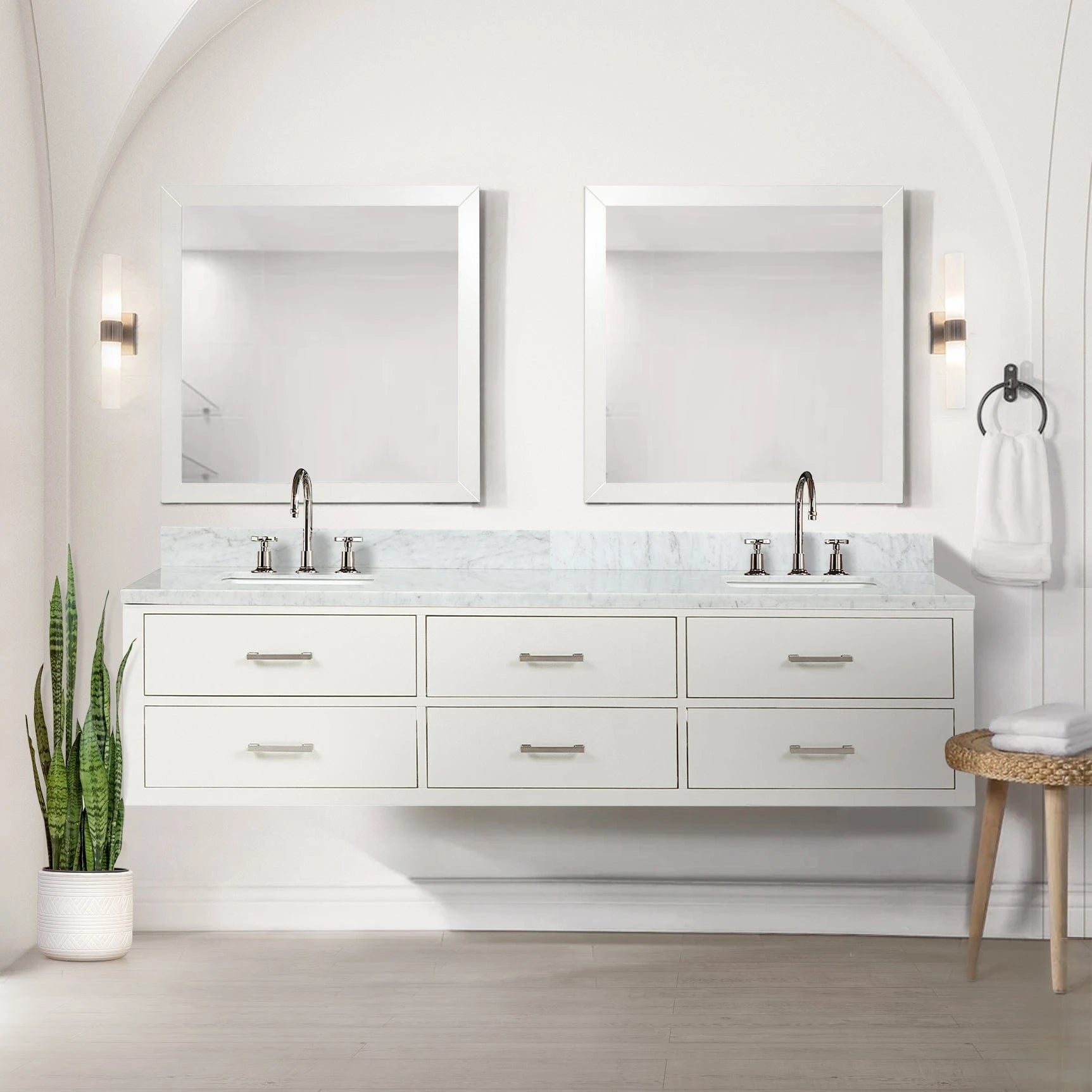 Castor 80 x 22 Double Bath Vanity - Backyard Provider