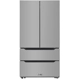 Thor Kitchen 36 22.50 cu. ft. French Door Refrigerator in Stainless Steel, HRF3602