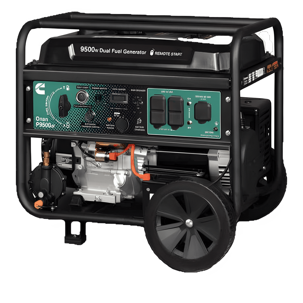 Cummins Onan P9500DF 7500W/9500W A058U967 Portable Dual Fuel Remote Start Generator New