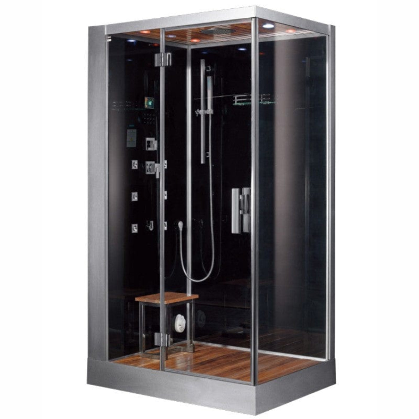 Platinum DZ959 Steam Shower - DZ959F8-BLACK-LEFT