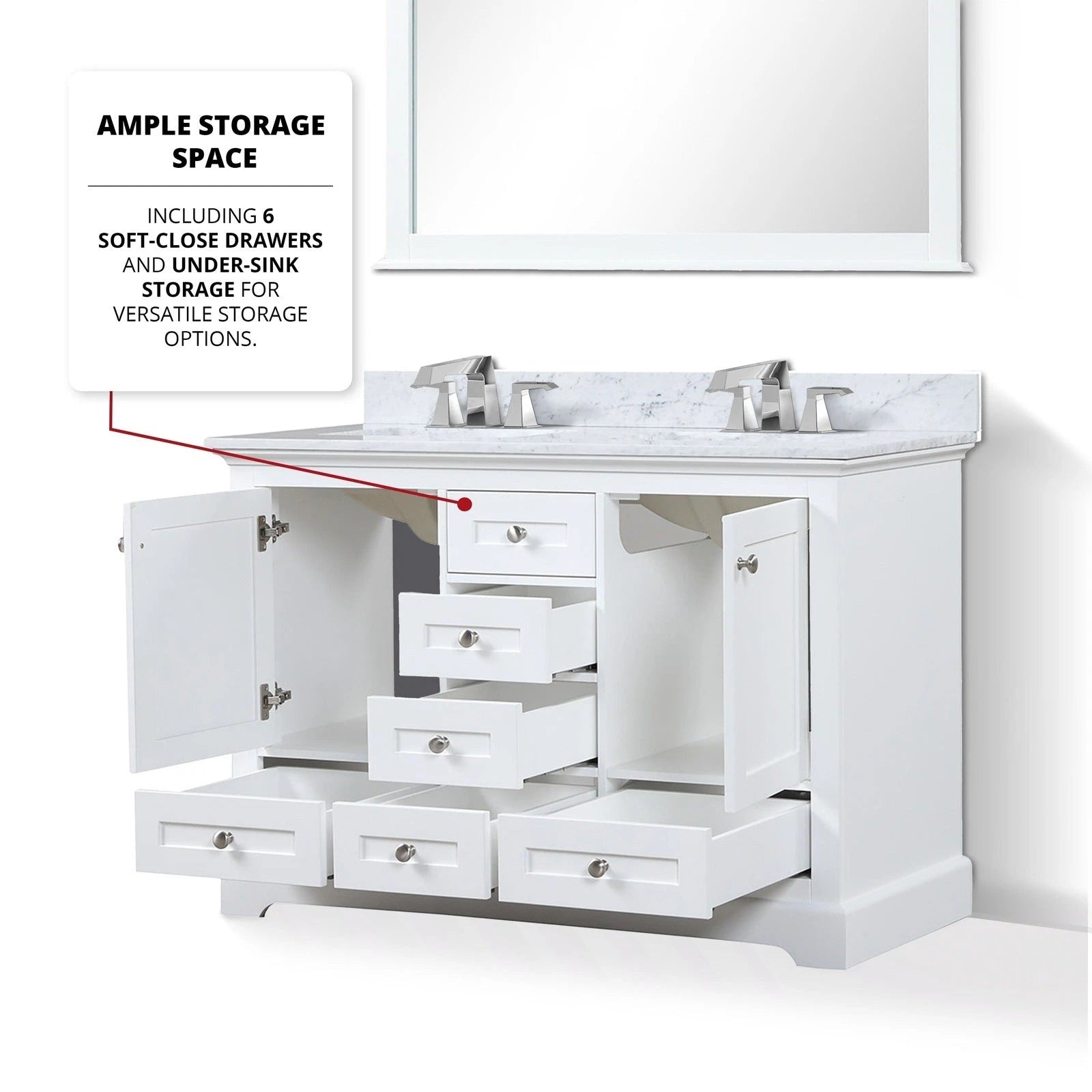 Dukes 48 x 22 Double Bath Vanity - Backyard Provider