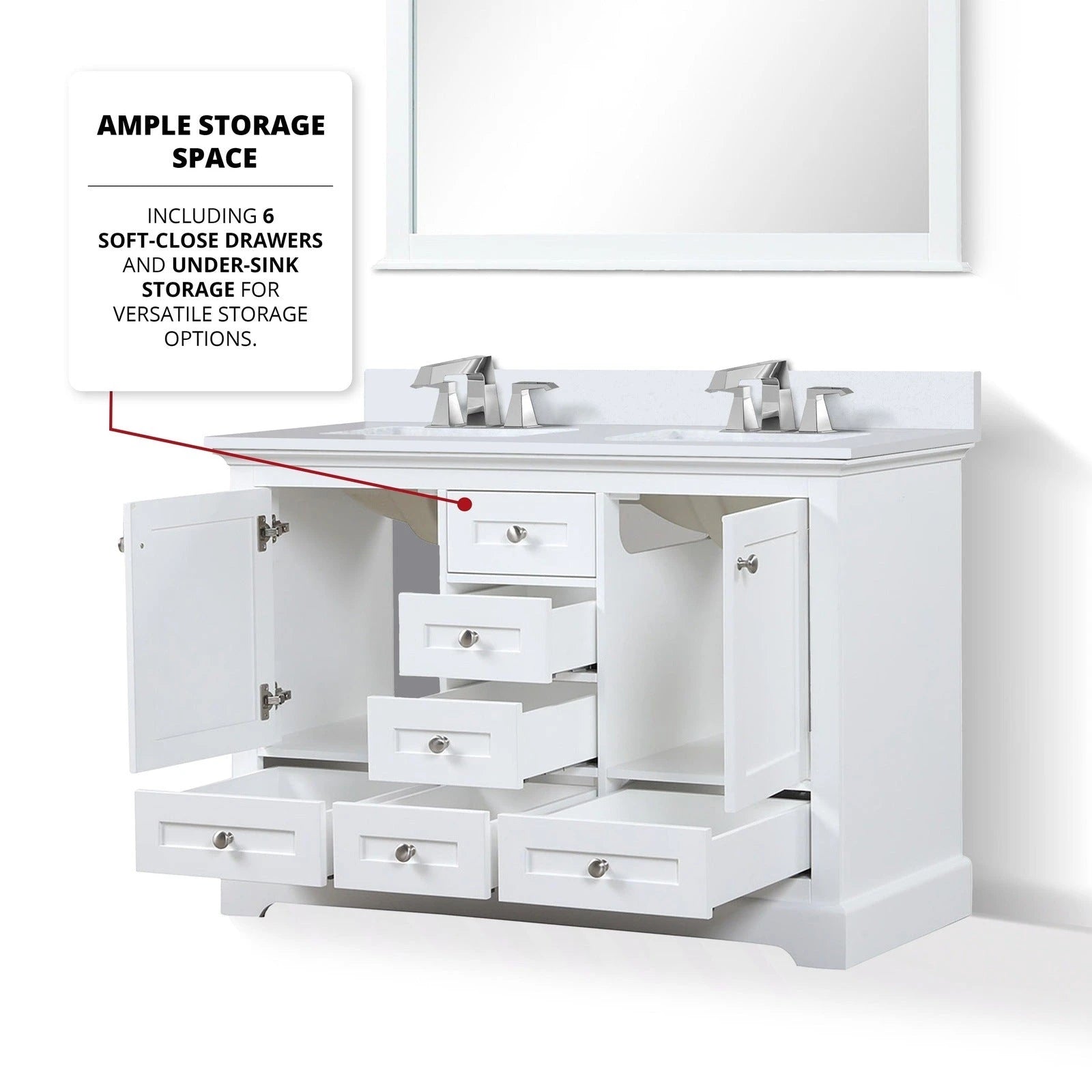 Dukes 48 x 22 Double Bath Vanity - Backyard Provider