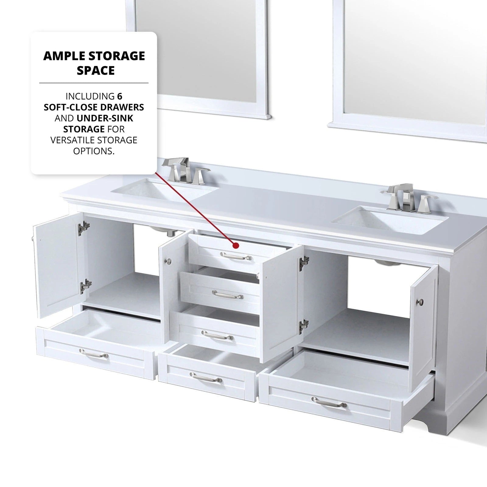 Dukes 80 x 22 Double Bath Vanity - Backyard Provider