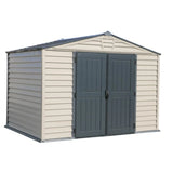 Duramax 10.5' x 8' Storemax Plus Vinyl Shed Kit with Floor 30225 - Backyard Provider