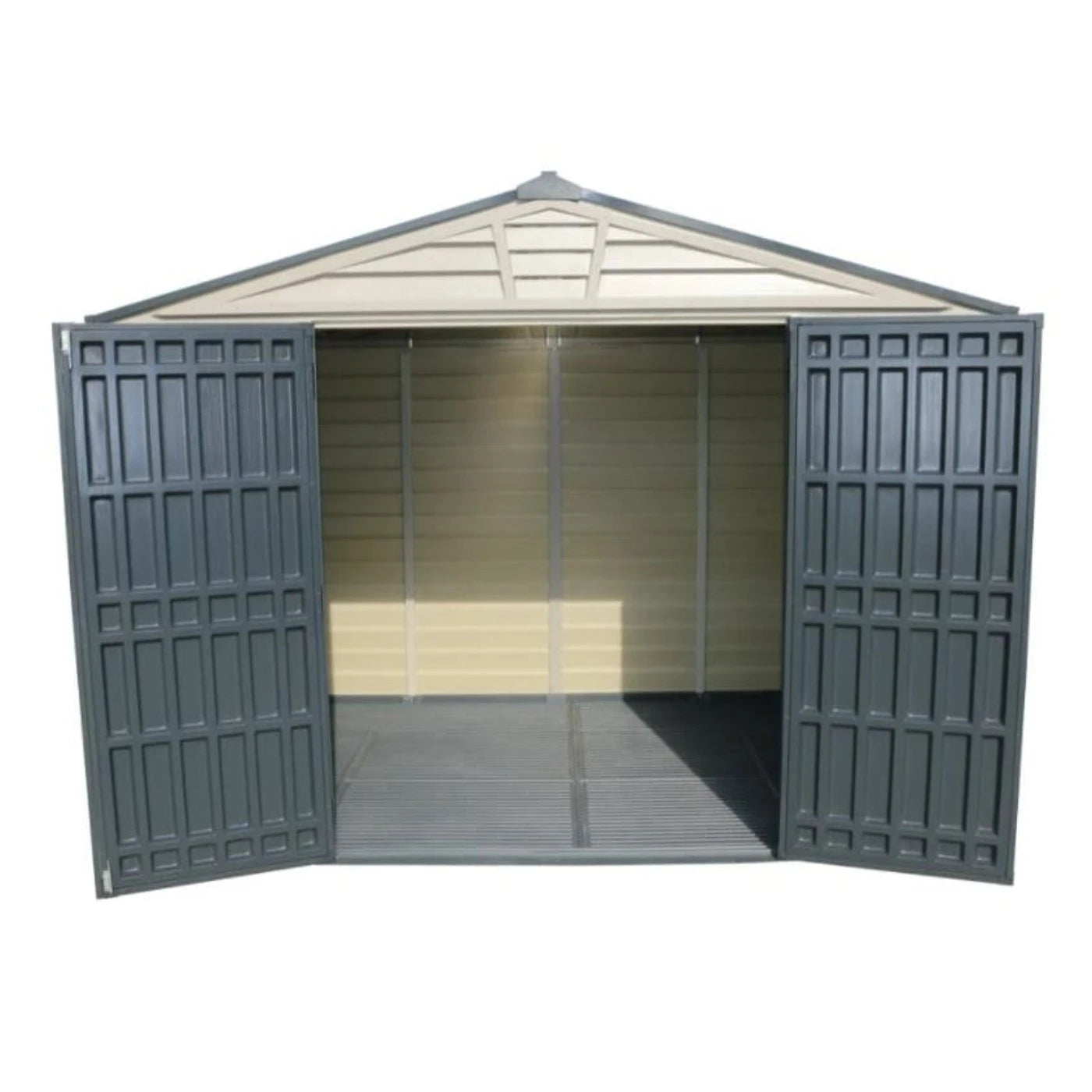 Duramax 10.5' x 8' Storemax Plus Vinyl Shed Kit with Floor 30225 - Backyard Provider