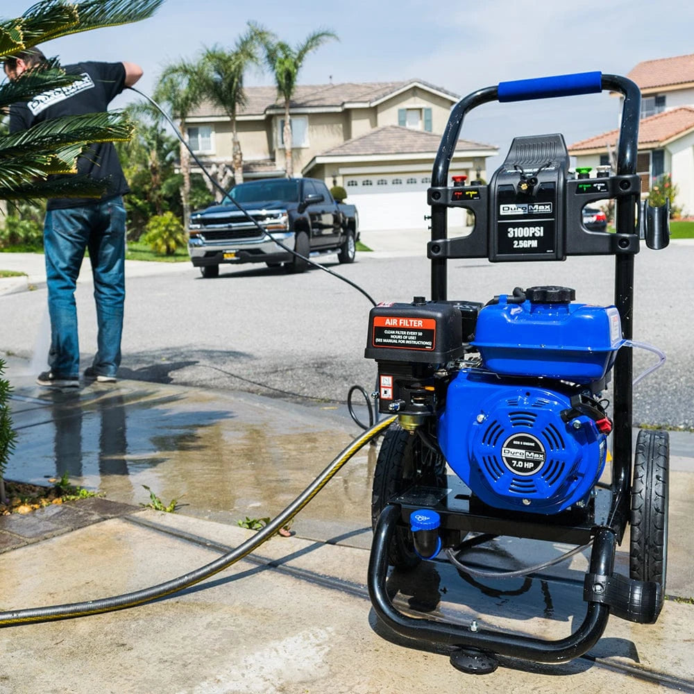 DuroMax 3,100-PSI 2.5-GPM 208cc Gas Engine Turbo Nozzle Pressure Washer - XP3100PWT