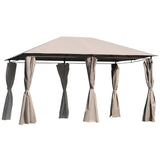 Outsunny 13' x 10' Steel Outdoor Patio Gazebo - 84C-116