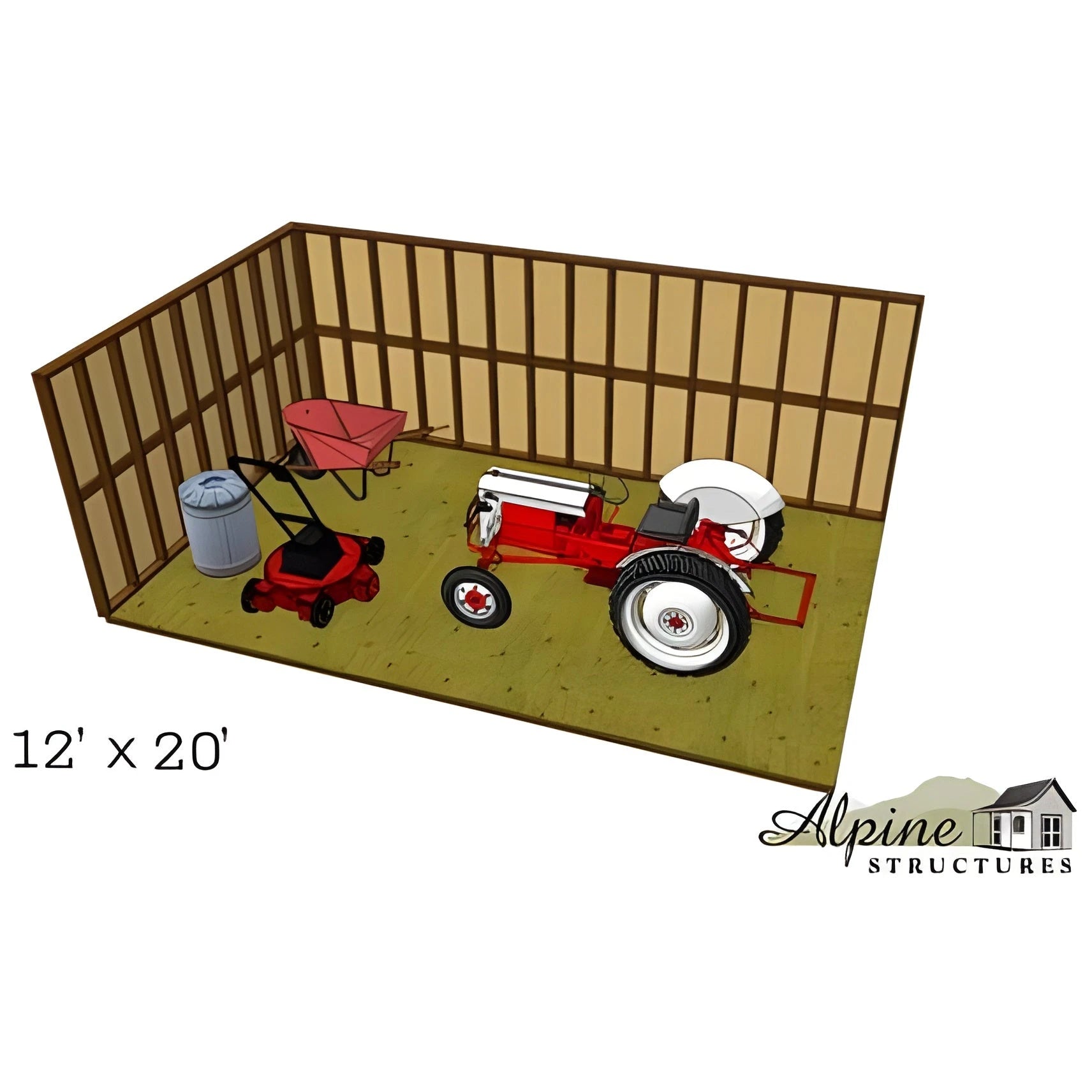 EZ-Fit Craftsman Storage Shed Kit - ez8x8craftsman