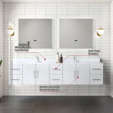 Geneva  84 x 22 Double Bath Vanity - Backyard Provider