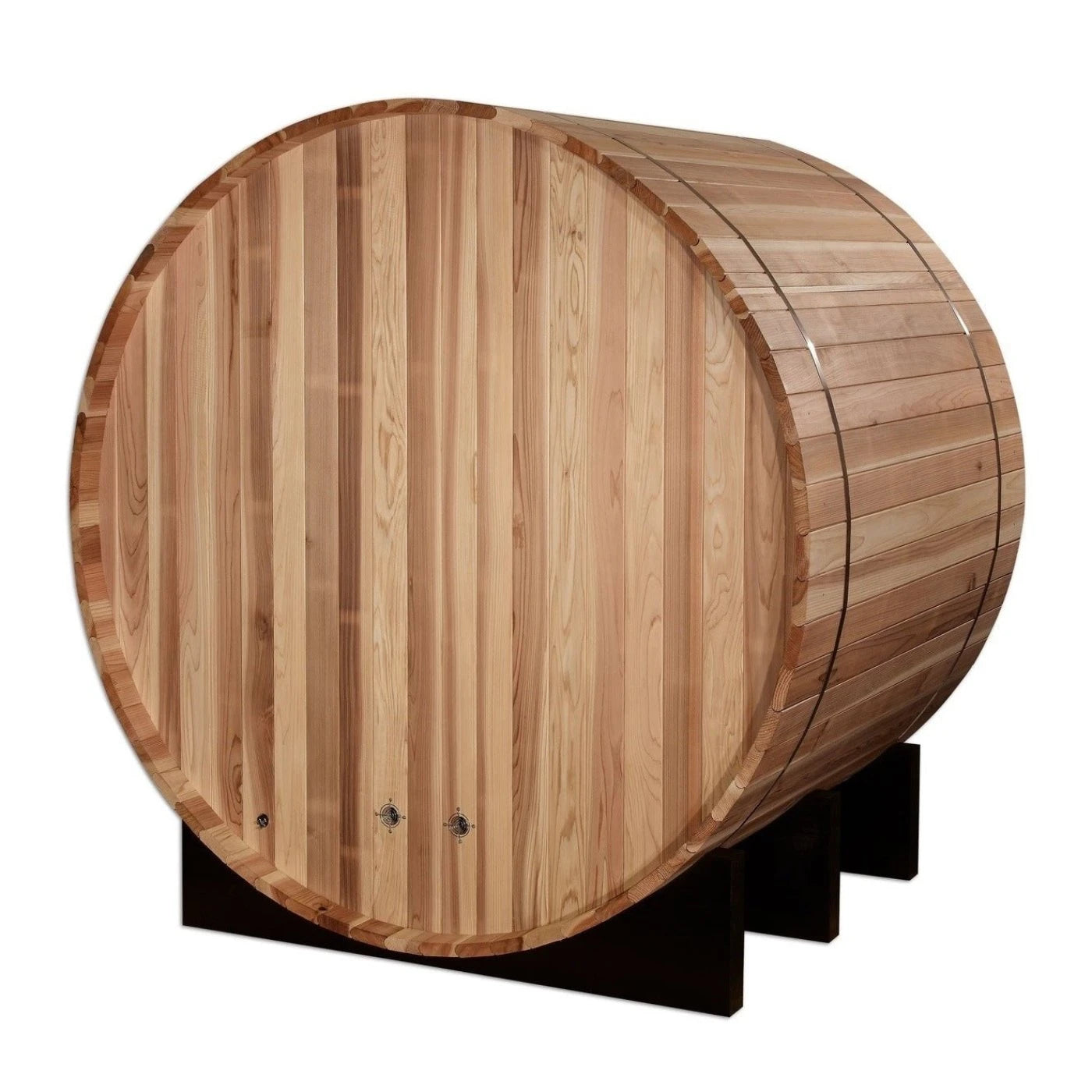 Golden Designs St. Moritz 2 Person Barrel Traditional Sauna - Pacific Cedar - GDI-B002-01