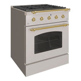 Hallman CLASSICO 30" 4.2 Cu.Ft. 4 Burner Freestanding All Gas Range and Gas Oven - HCLRG30