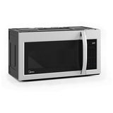 Midea - 1.9 CF Over-the-Range Microwave - Stainless - MMO19S3AST