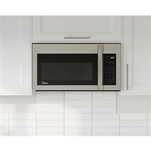 Midea - 1.9 CF Over-the-Range Microwave - Stainless - MMO19S3AST