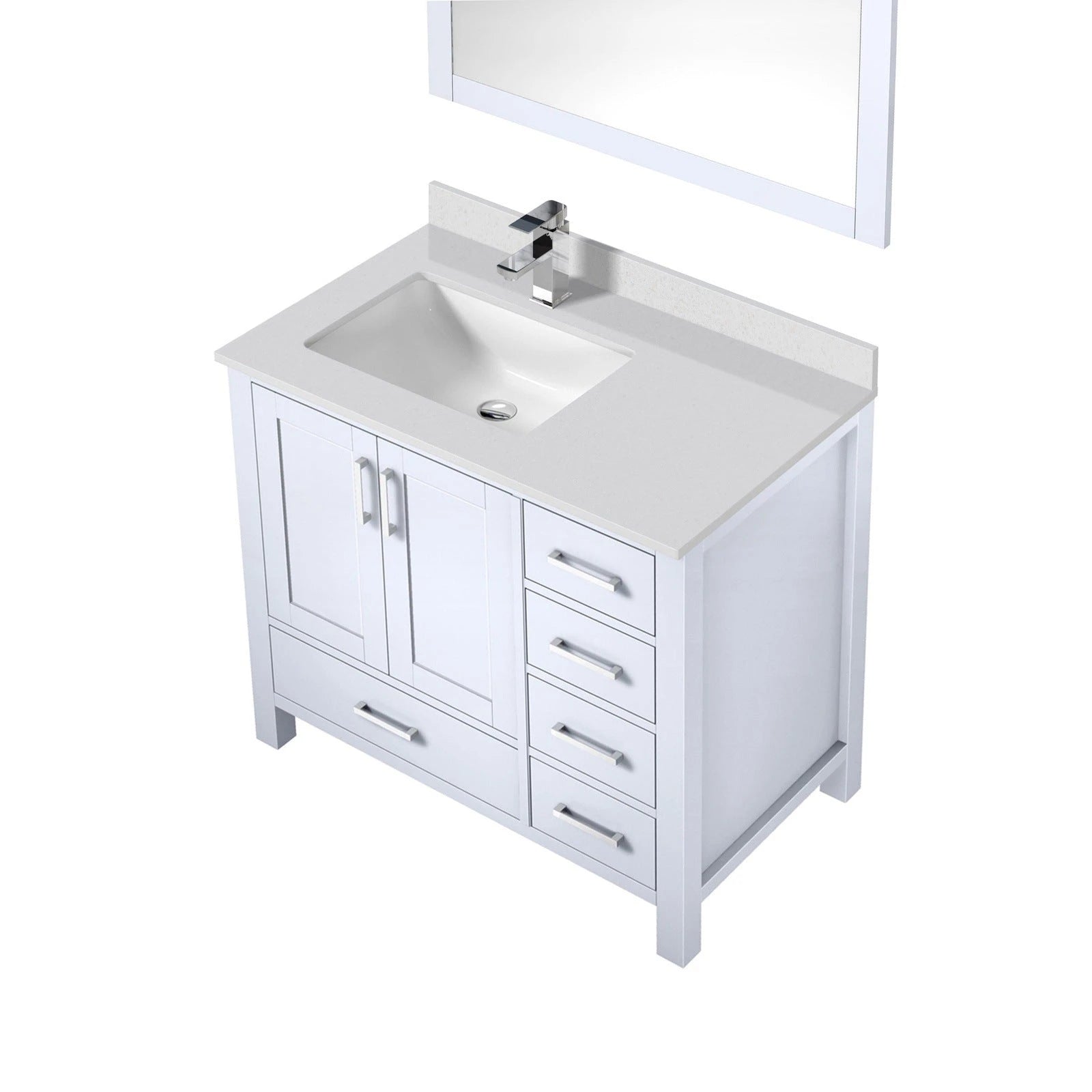 Jacques 36 x 22 Left Offset Bath Vanity - Backyard Provider