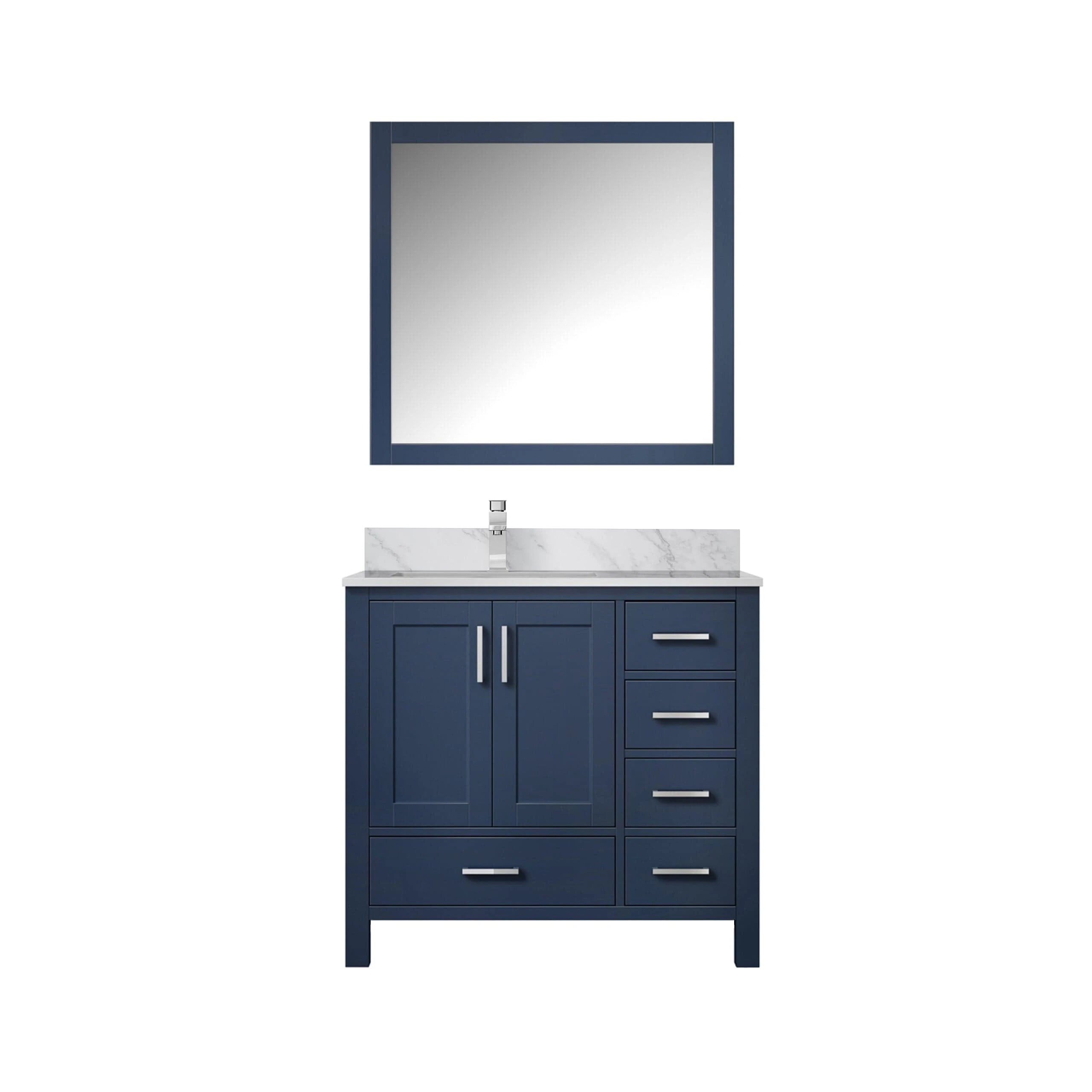 Jacques 36 x 22 Left Offset Bath Vanity - Backyard Provider