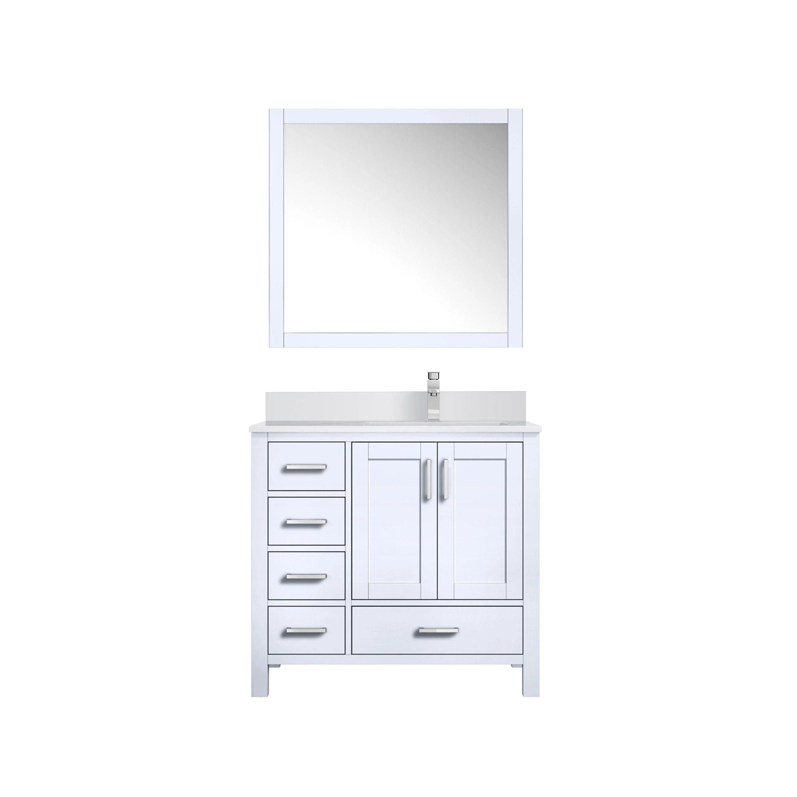 Jacques 36 x 22 Right Offset Bath Vanity - Backyard Provider