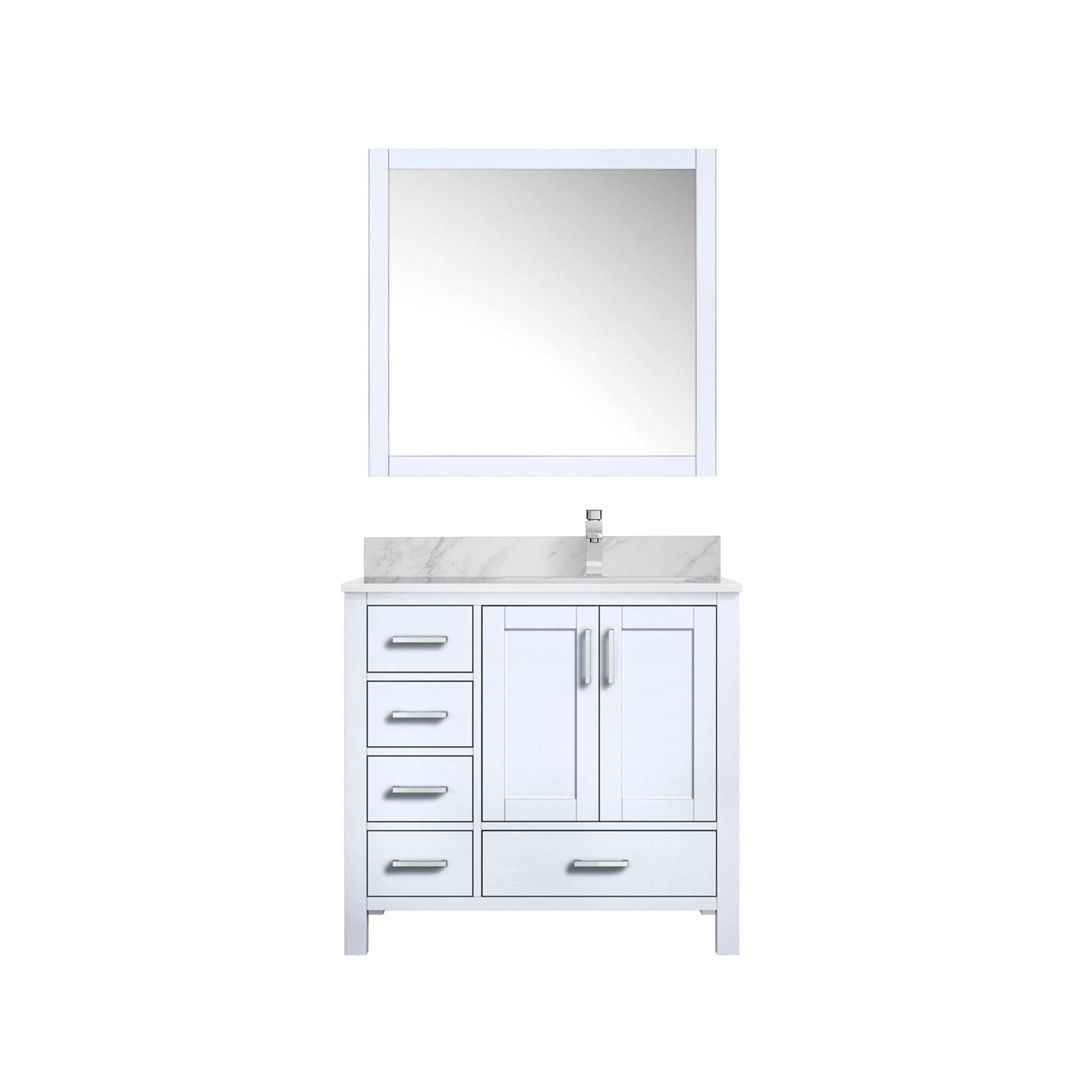 Jacques 36 x 22 Right Offset Bath Vanity - Backyard Provider