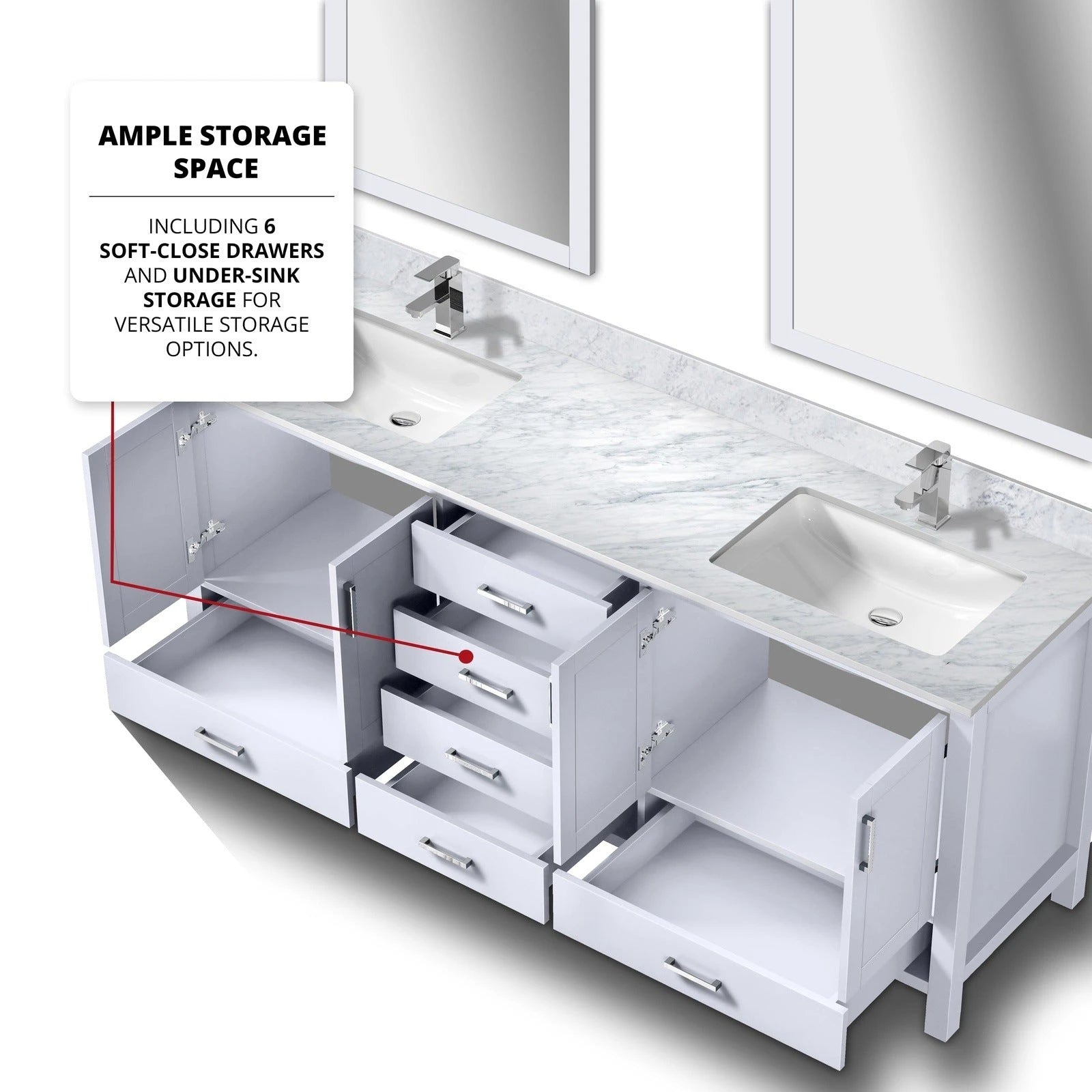 Jacques 80 x 22 Double Bath Vanity - Backyard Provider