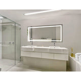 Krugg  Icon 60 X 30 LED Bathroom Mirror  with Dimmer & Defogger Large Lighted Vanity Mirror ICON6030 - Backyard Provider