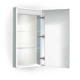 Krugg Kinetic 15 x 30 Right LED Medicine Cabinet  w/Dimmer & Defogger KINETIC1530R - Backyard Provider