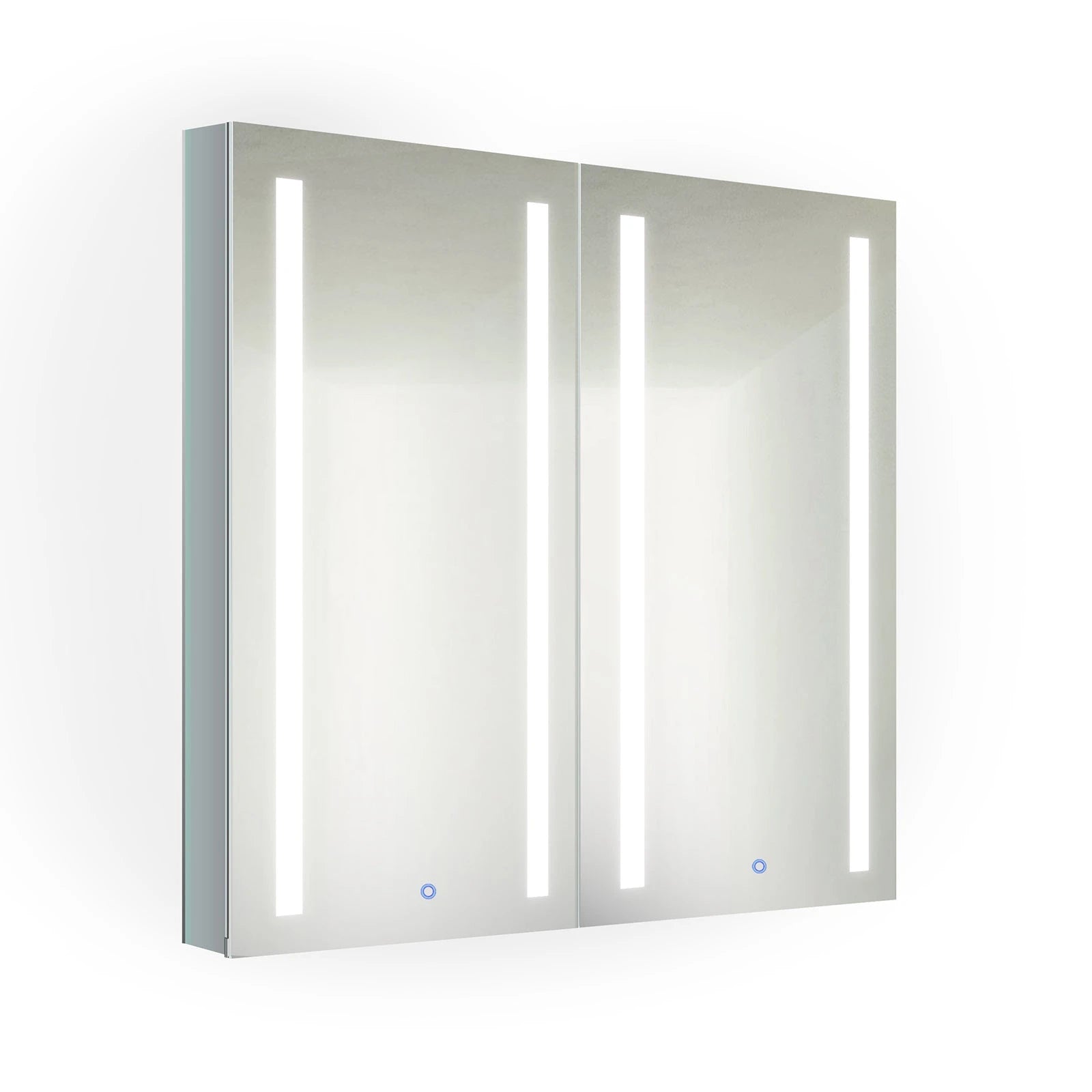 Krugg Kinetic 30″ x 30 LED Medicine Cabinet  with Dimmer & Defogger KINETIC3030 - Backyard Provider