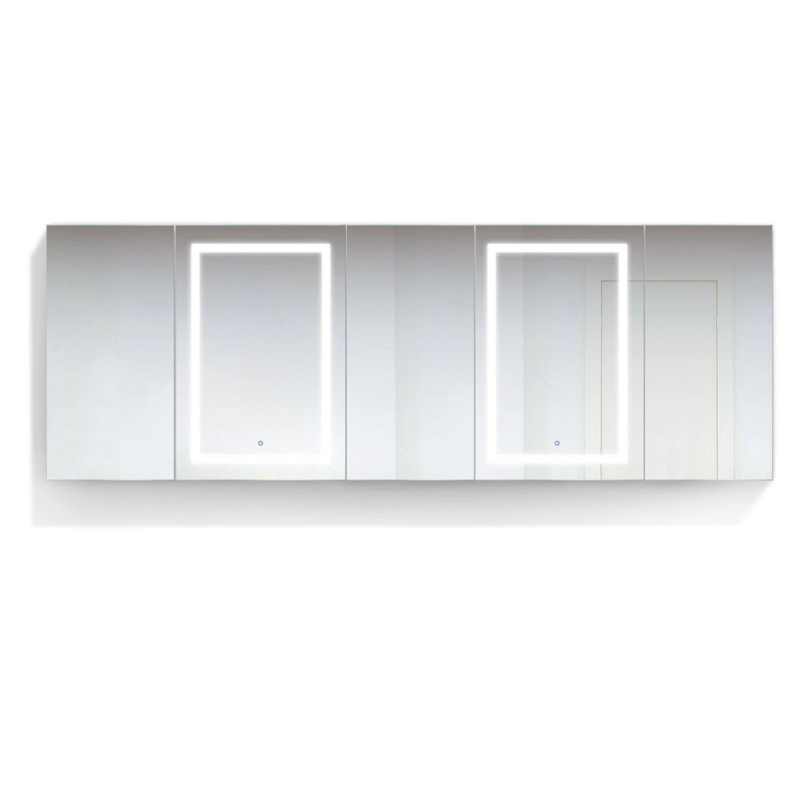 Krugg Svange 10236DLLRRR 102″ X 36″ LED Medicine Cabinet  with Dimmer & Defogger SVANGE10236DLLRRR - Backyard Provider