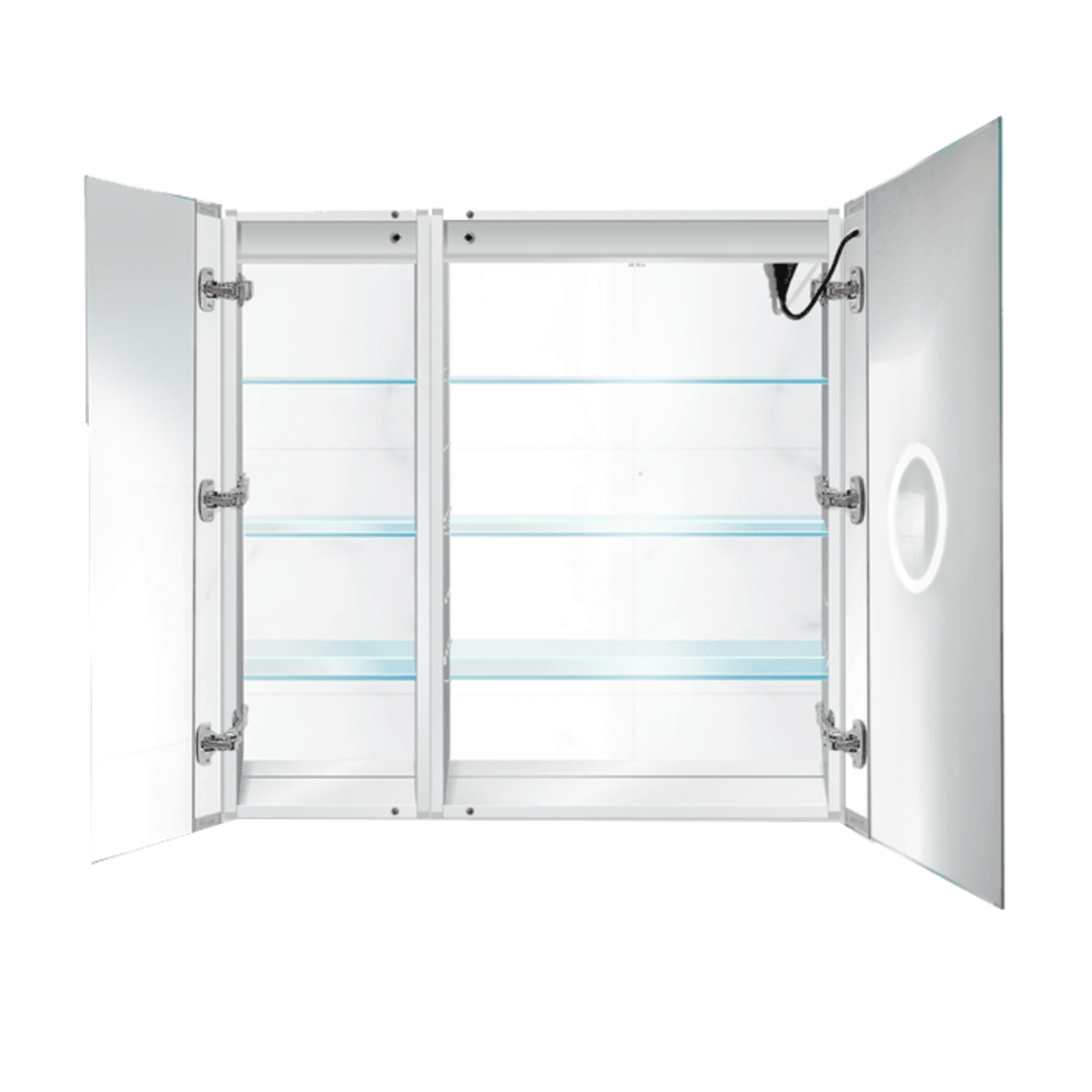 Krugg Svange 3636R  36 X 36 LED Bi-View Medicine Cabinet with Dimmer & Defogger SVANGE3636R - Backyard Provider