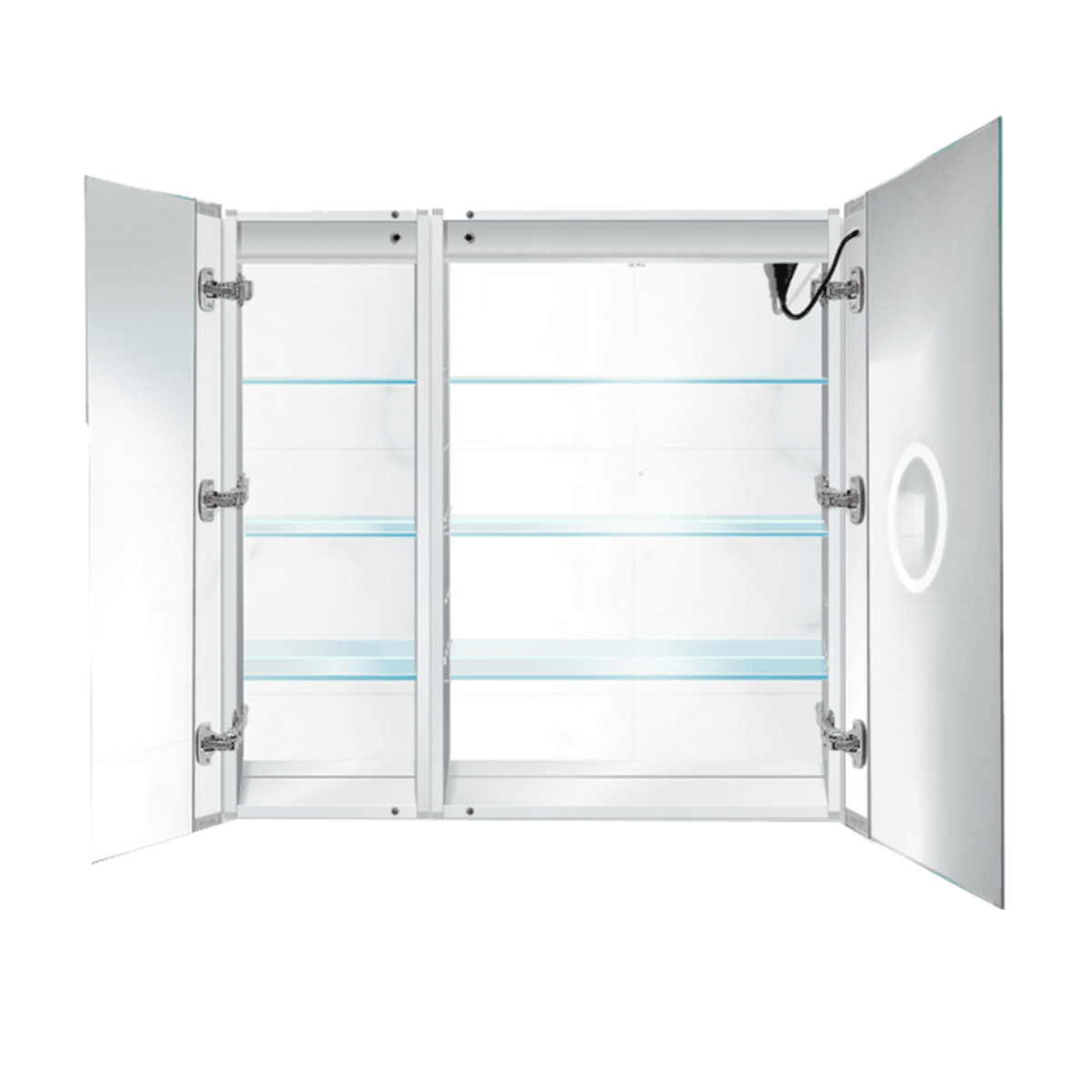 Krugg Svange 3636R  36 X 36 LED Bi-View Medicine Cabinet with Dimmer & Defogger SVANGE3636R - Backyard Provider