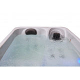 Luxury Spas - Studio Series Cashmere 2-Person Cloud Gray Hot Tub WS-790-CG - Backyard Provider