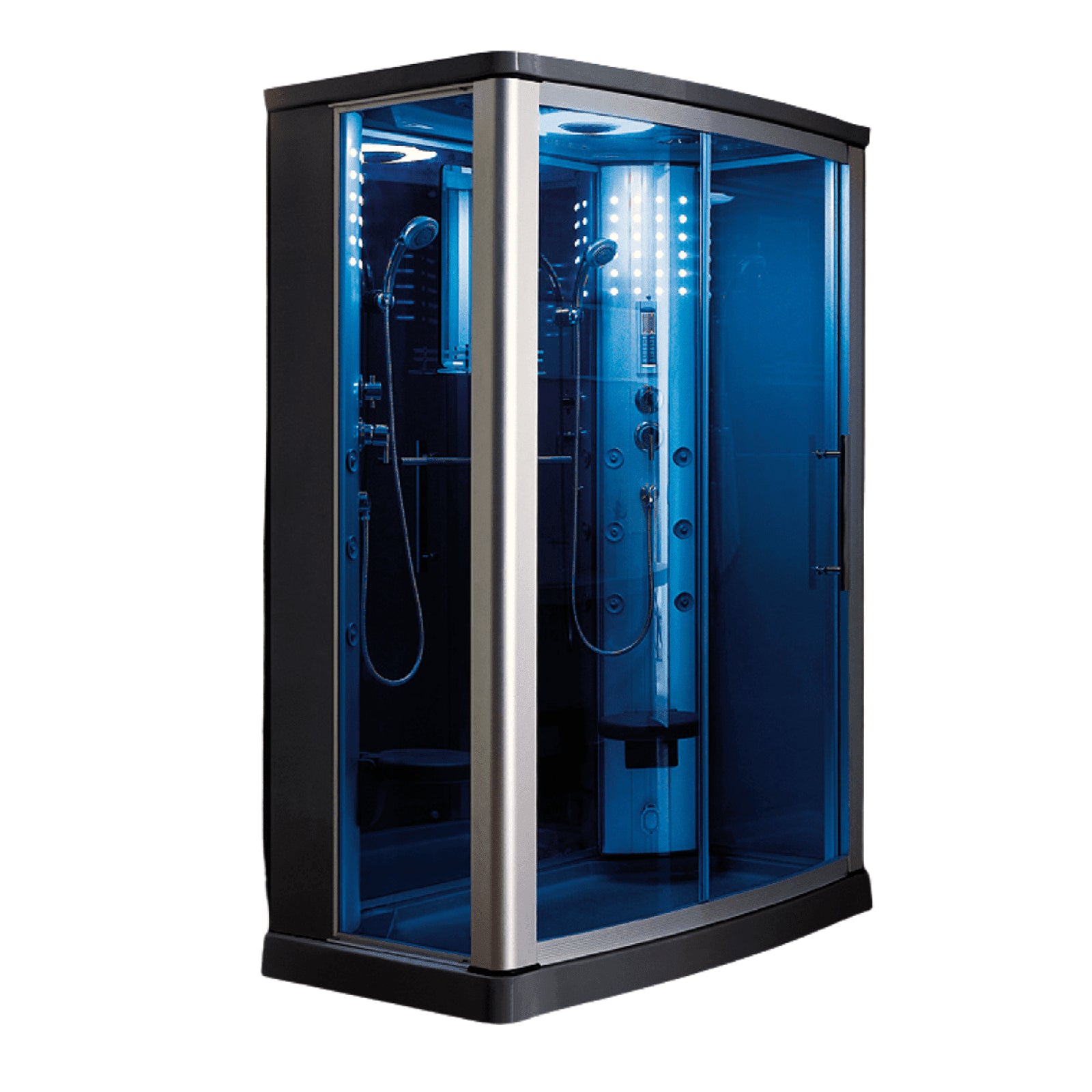 Mesa Steam Shower Blue Glass - WS-803L