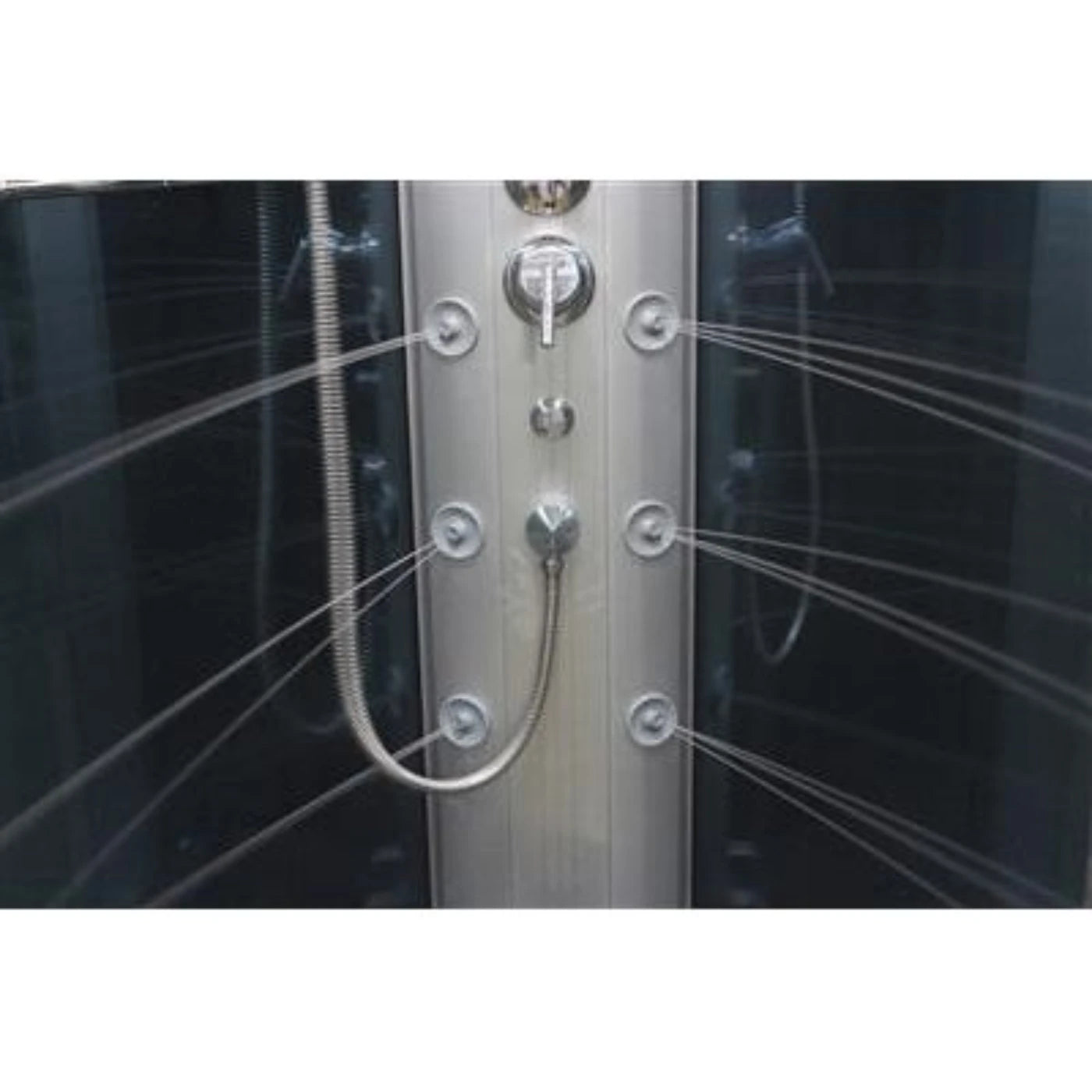 Mesa Steam Shower Blue Glass - WS-803L