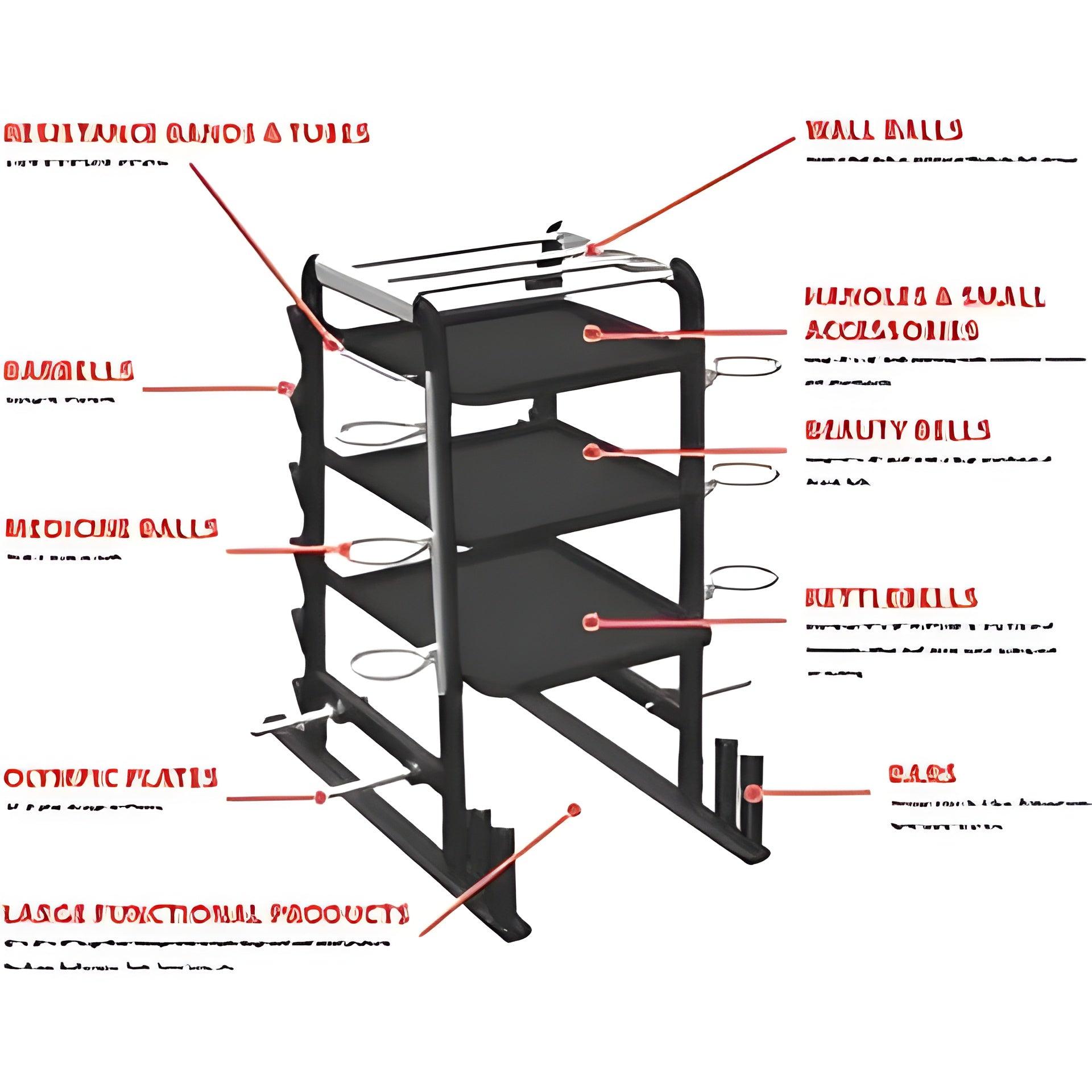 Motive Fitness  Pro Total Storage System -   HUB300