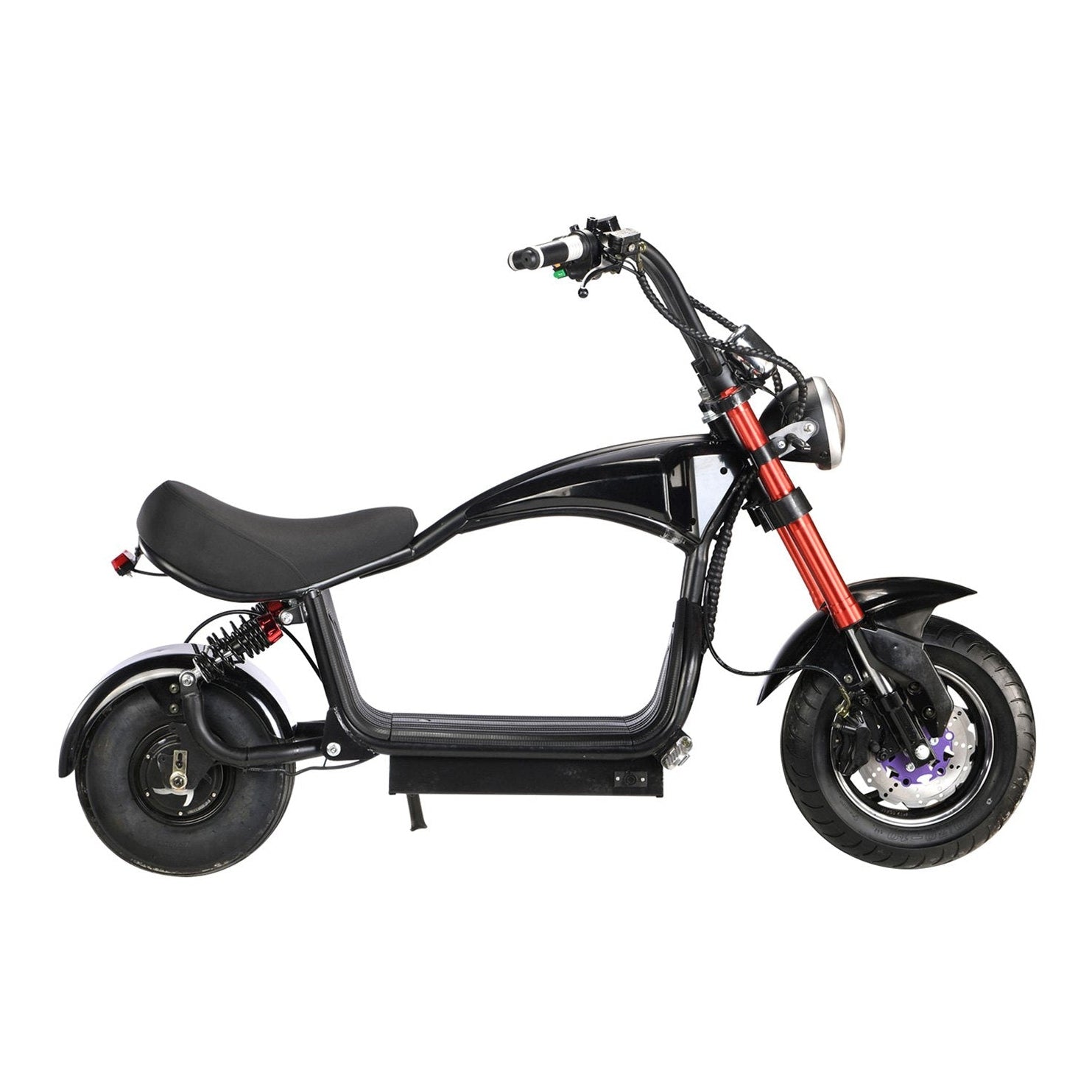 MotoTec Mini Lowboy 48V/Ah 800W Fat Tire Electric Scooter MT-Mini-LowBoy-48v-800w