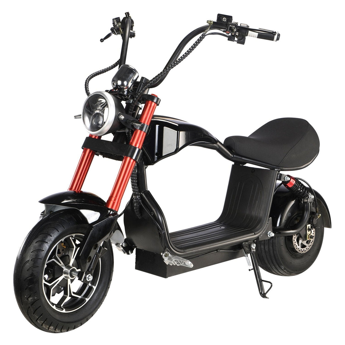 MotoTec Mini Lowboy 48V/Ah 800W Fat Tire Electric Scooter MT-Mini-LowBoy-48v-800w