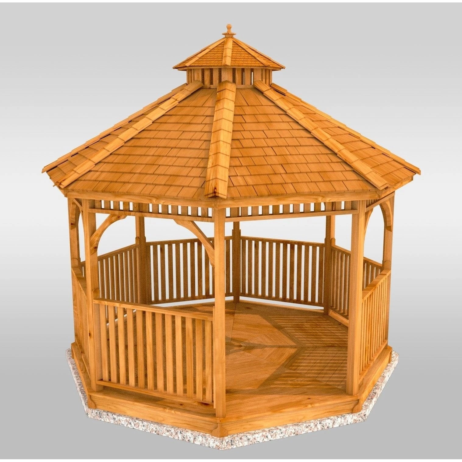 Outdoor Living Today 10′ Bayside Panelized Octagon Gazebo - KIT bay10