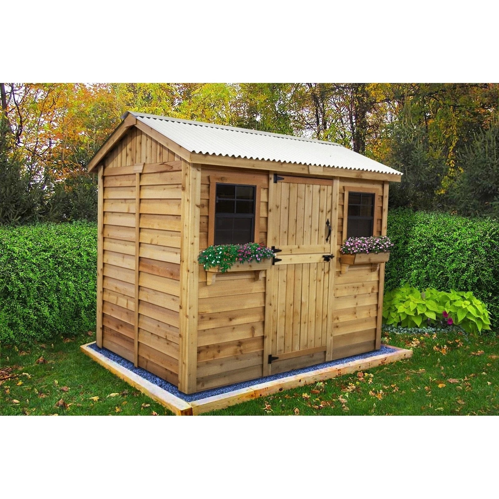 Outdoor Living Today 9'x6' Cabana Garden Shed - CB96