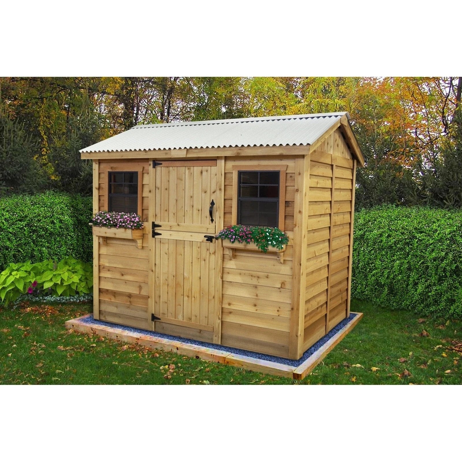 Outdoor Living Today 9'x6' Cabana Garden Shed - CB96