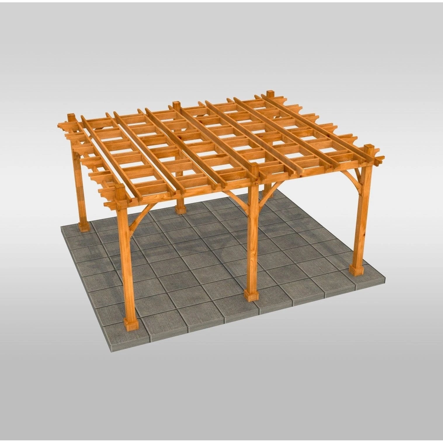 Outdoor Living Today Cedar Pergola Kit | 12×16 - BZ1216