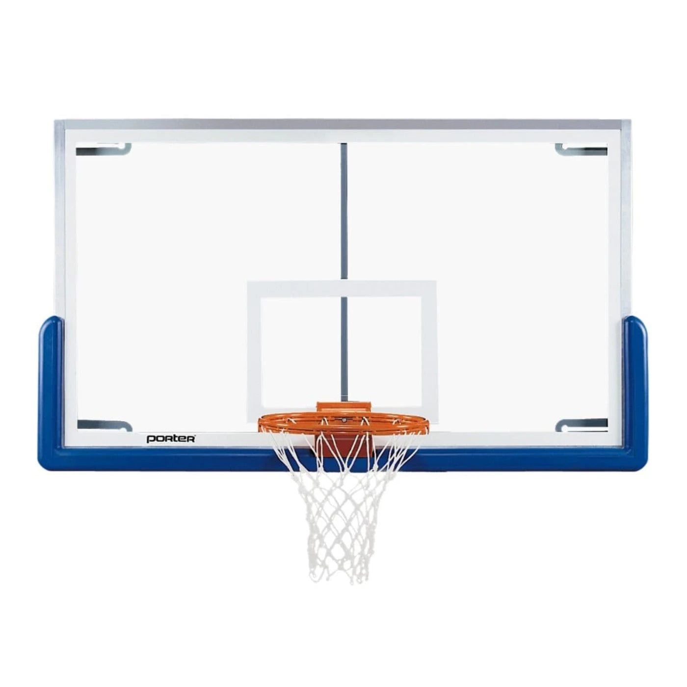 Porter 72X42 Glass Pro Strut Basketball Backboard Package 20410CXX