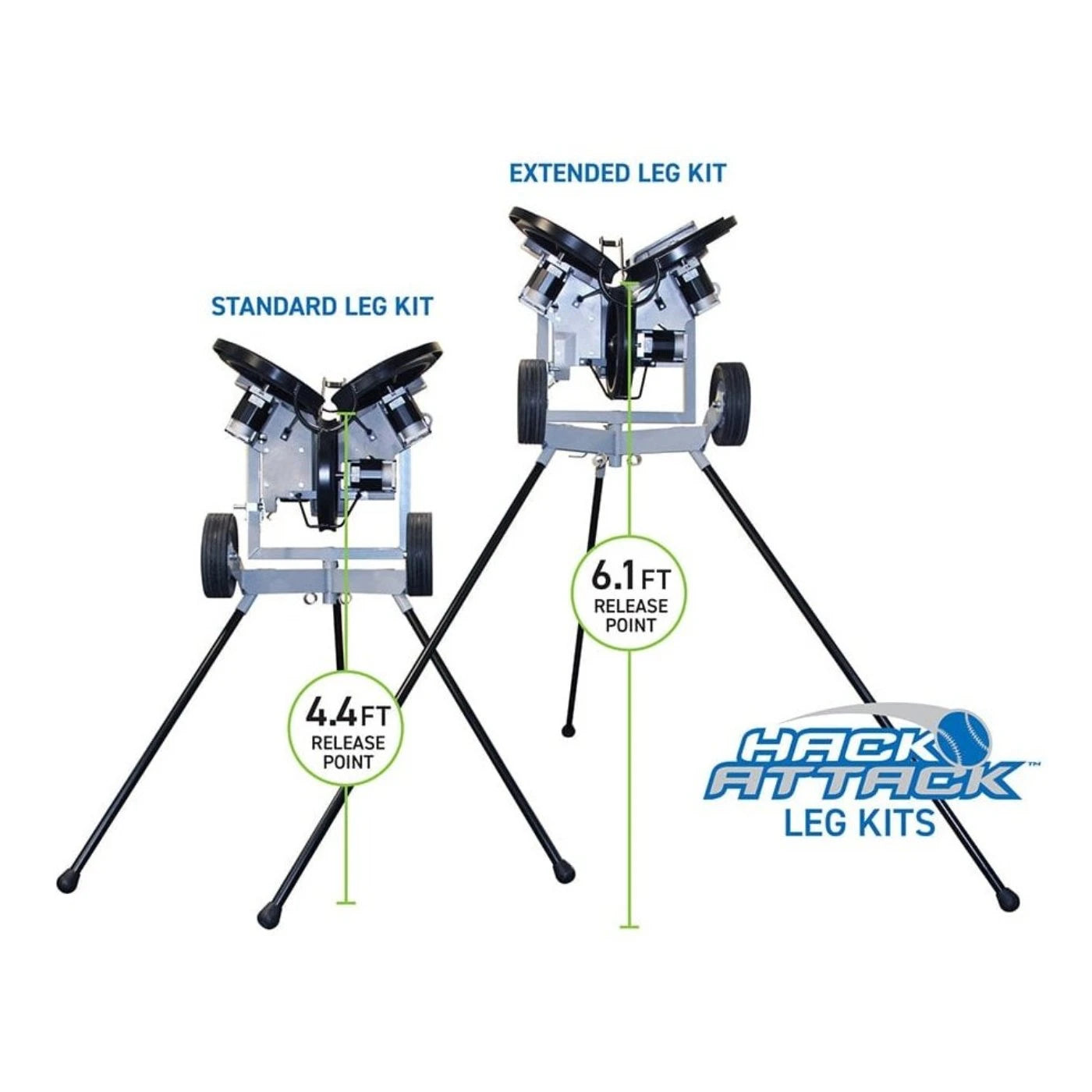 Sports Attack Hack Attack Baseball Pitching Machine - 100-1100