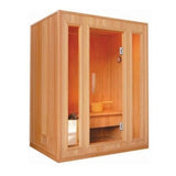 SunRay Southport Harvia Indoor 3 Person Traditional Steam Sauna - HL300SN - Backyard Provider