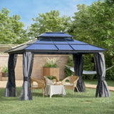 Outsunny 10x12 Hardtop Gazebo - 84C-215V01