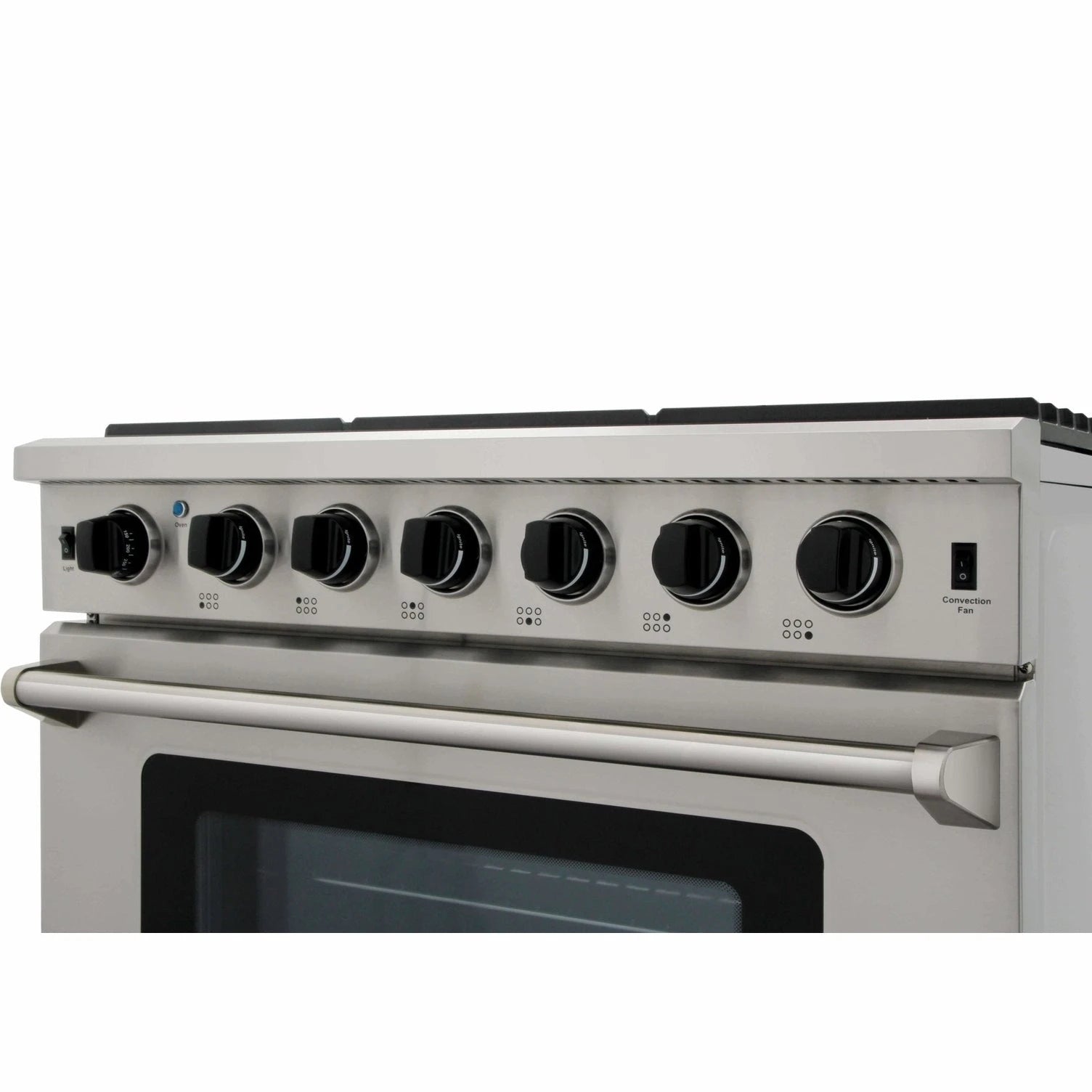 Thor Kitchen 36-Inch 6.0 Cu. Ft Single Oven Professional Gas Range in Stainless Steel LRG3601U