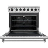 Thor Kitchen 36 in. 6.0 Cu. Ft Propane Gas Range in Stainless Steel, LRG3601ULP