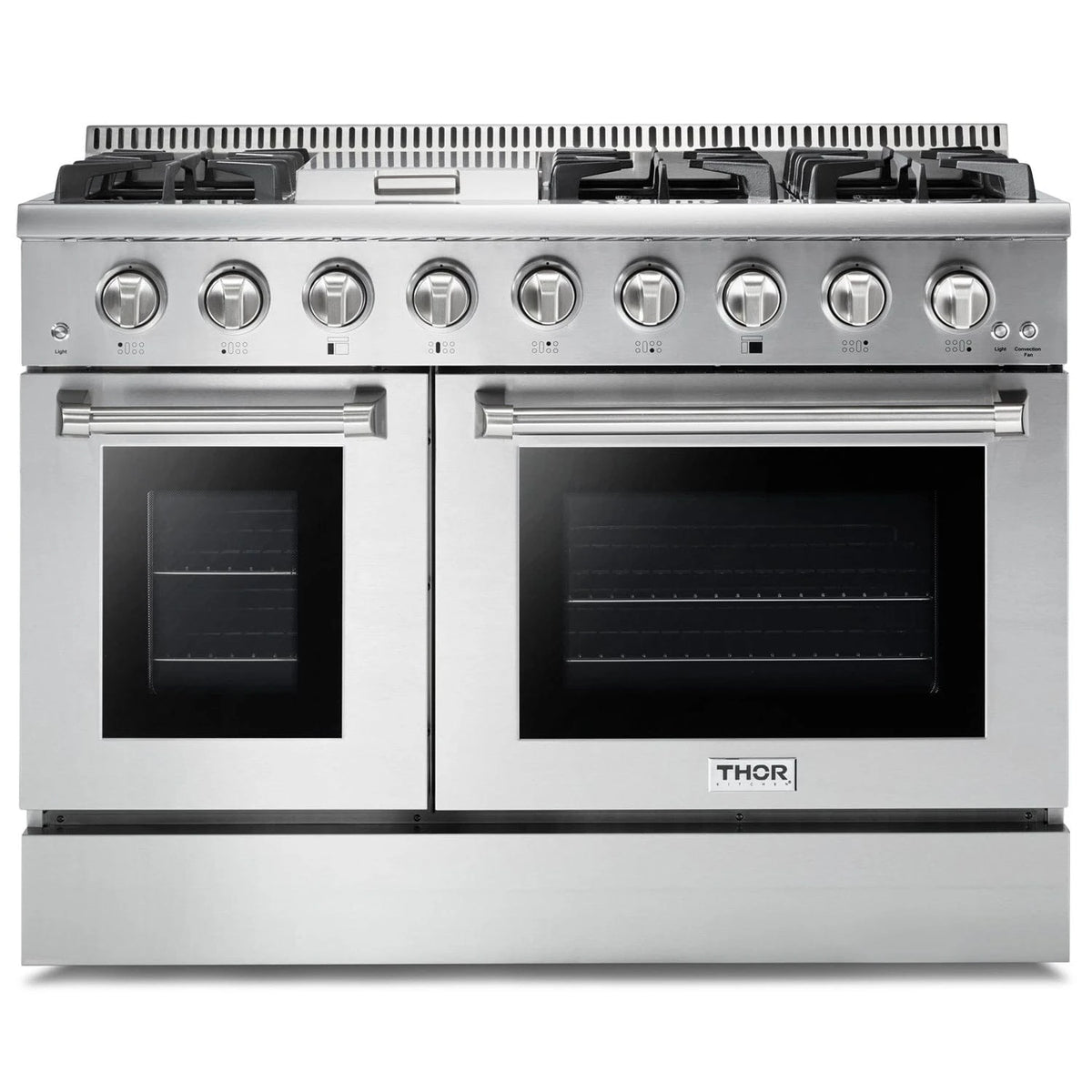 Thor Kitchen 48 in. 6.7 cu. ft. Professional Propane Gas Range in Stainless Steel - HRG4808ULP