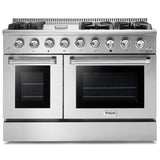 Thor Kitchen 48 in. 6.7 cu. ft. Professional Propane Gas Range in Stainless Steel - HRG4808ULP