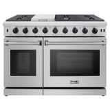 Thor Kitchen 48 in. Propane Gas Range and Range Hood Appliance Package, AP-LRG4807ULP