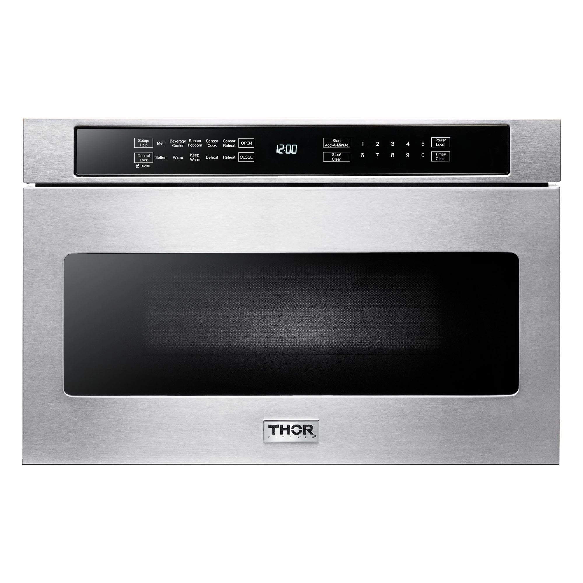 Thor Kitchen Appliance Package - 36 In. Gas Range, Range Hood, Microwave Drawer, Refrigerator, Dishwasher, AP-TRG3601-C-5