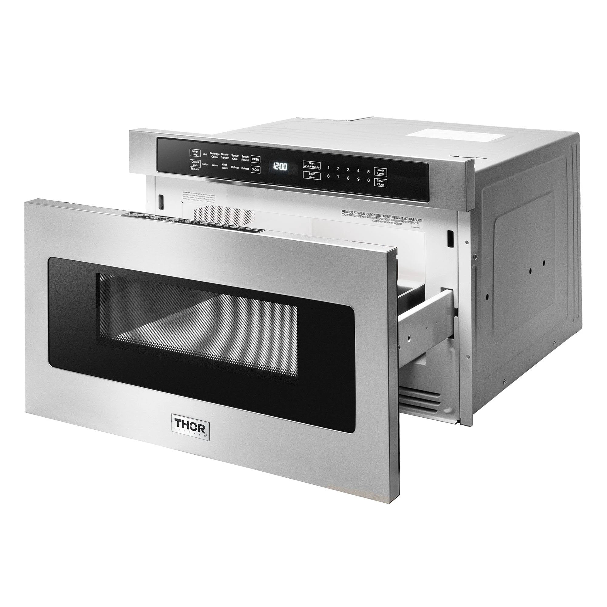 Thor Kitchen Appliance Package - 36 In. Natural Gas Range, Microwave Drawer, Refrigerator, Dishwasher, AP-TRG3601-6