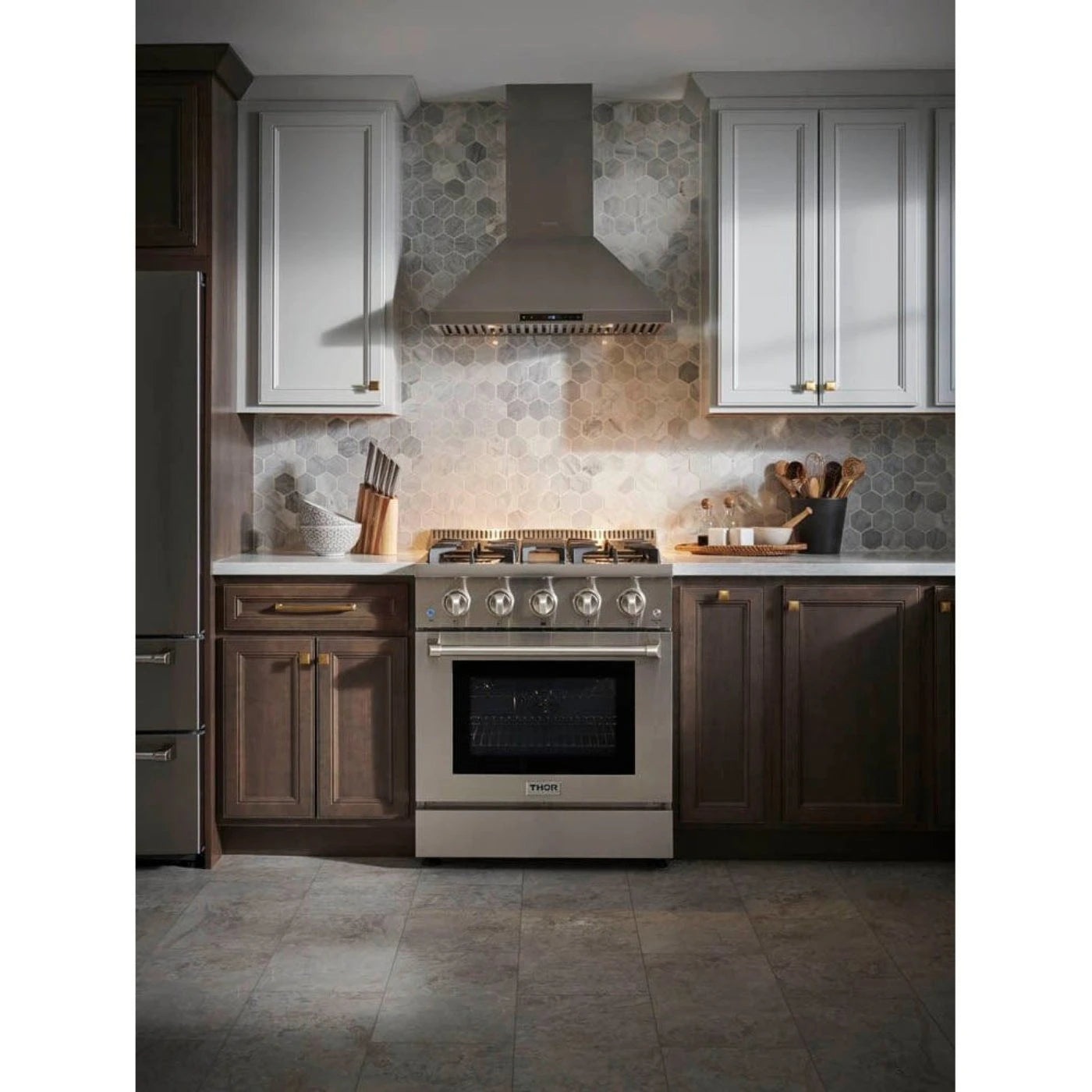 Thor Kitchen 30 in. 4.2 cu. ft. Professional Natural Gas Range in Stainless Steel - HRG3080U